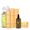 Kit Cadiveu Professional Nutri Glow Shampoo Condicionador Máscara Fluído Leave-in e Açaí Oil 60 (6 produtos)