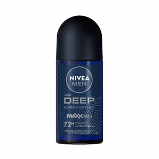 Nivea Men Antitranspirante Roll-On Deep Maxxtech Carvão Ativado 50ml