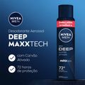 NIVEA MEN Antitranspirante Aerossol Deep Sport MaxxTech Carvão Ativado 200ml