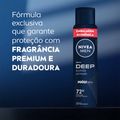 NIVEA MEN Antitranspirante Aerossol Deep Sport MaxxTech Carvão Ativado 200ml