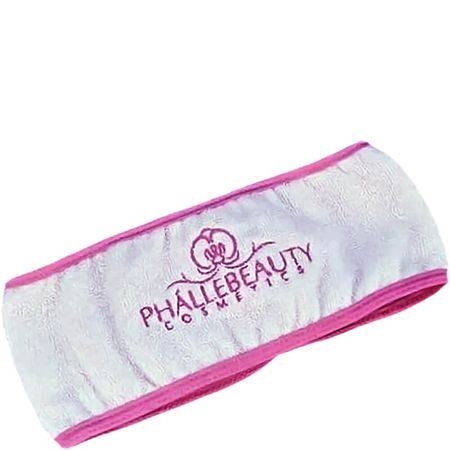 Phállebeauty---Faixa-para-Cabelo-Atoalhada-com-Velcro-Branca-com-Rosa--1