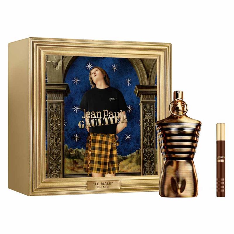 Jean Paul Gaultier Le Male Elixir Coffret Perfume Masculino +
