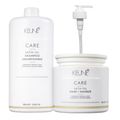 Kit Keune Care Satin Oil Shampoo 1000ml e Máscara 500ml + Válvula Pump