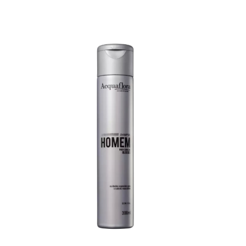Acquaflora Homem Cabelos Oleosos - Shampoo 300ml