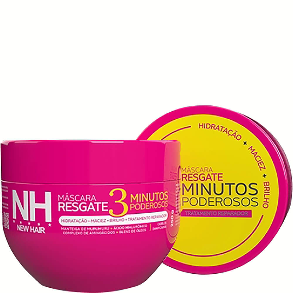 Belkit NH New Hair - Máscara Resgate 3 Minutos Poderosos 250g