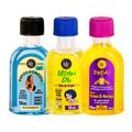 Kit Lola From Rio - Óleo Danos Vorazes 50 ml + Leave-In Argan Oil  50 ml + Óleo Pinga! Patauá & Moringa 50 ml