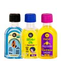 Kit Lola From Rio - Óleo Danos Vorazes 50 ml + Leave-In Argan Oil  50 ml + Óleo Pinga! Patauá & Moringa 50 ml