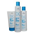 Kit Schwarzkopf BC Clean Performance Moisture Kick  - Shampoo 250ml + Condicionador 200ml + Curl Bounce 150ml