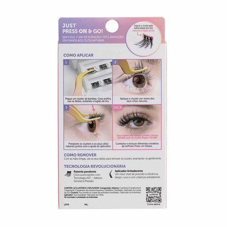 ImPRESS-Press-on-Falsies-Refinado-Volume-Kit---12-Cílios-Postiços-+-1-Mini-Aplicador-Kit--2