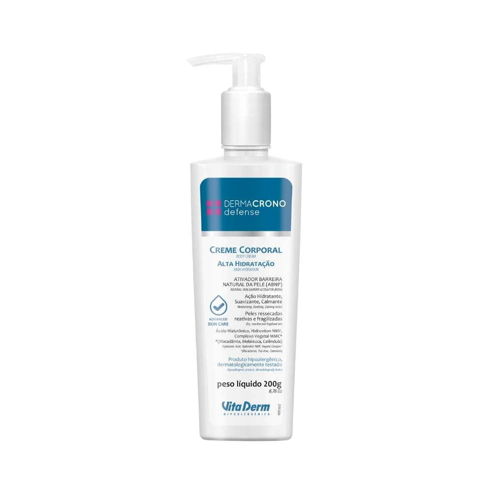 Vita Derm Dermacrono Defense Creme Hidratante Corporal 200g