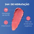 NIVEA Hidratante Labial - Hidra Color 4,8g Rosé