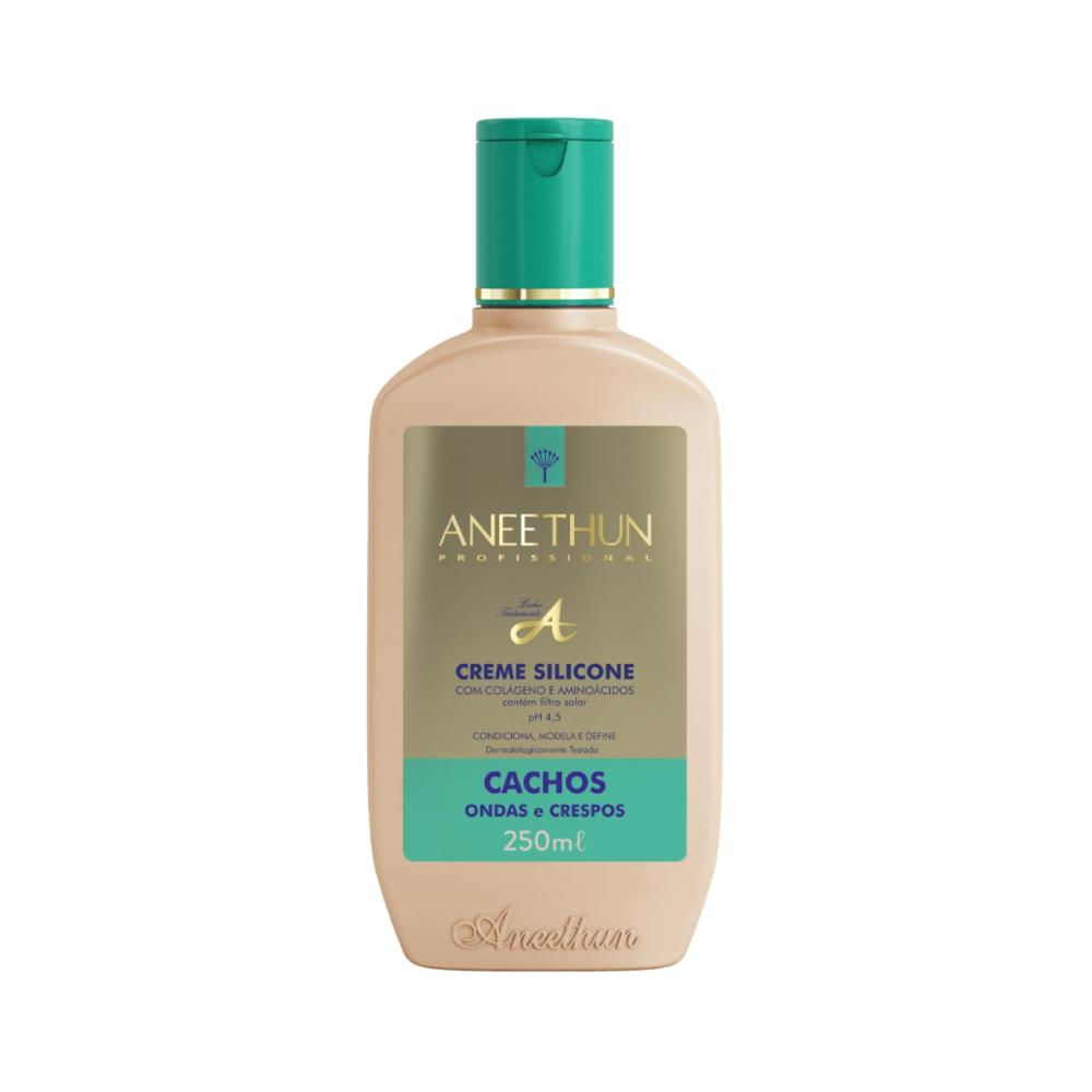 Aneethun Linha A Creme Silicone Cachos Ondas e Crespos 250ml