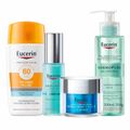 Eucerin Kit - Gel de Limpeza + Gel Hidratante + Protetor Solar + Gel Facial Kit