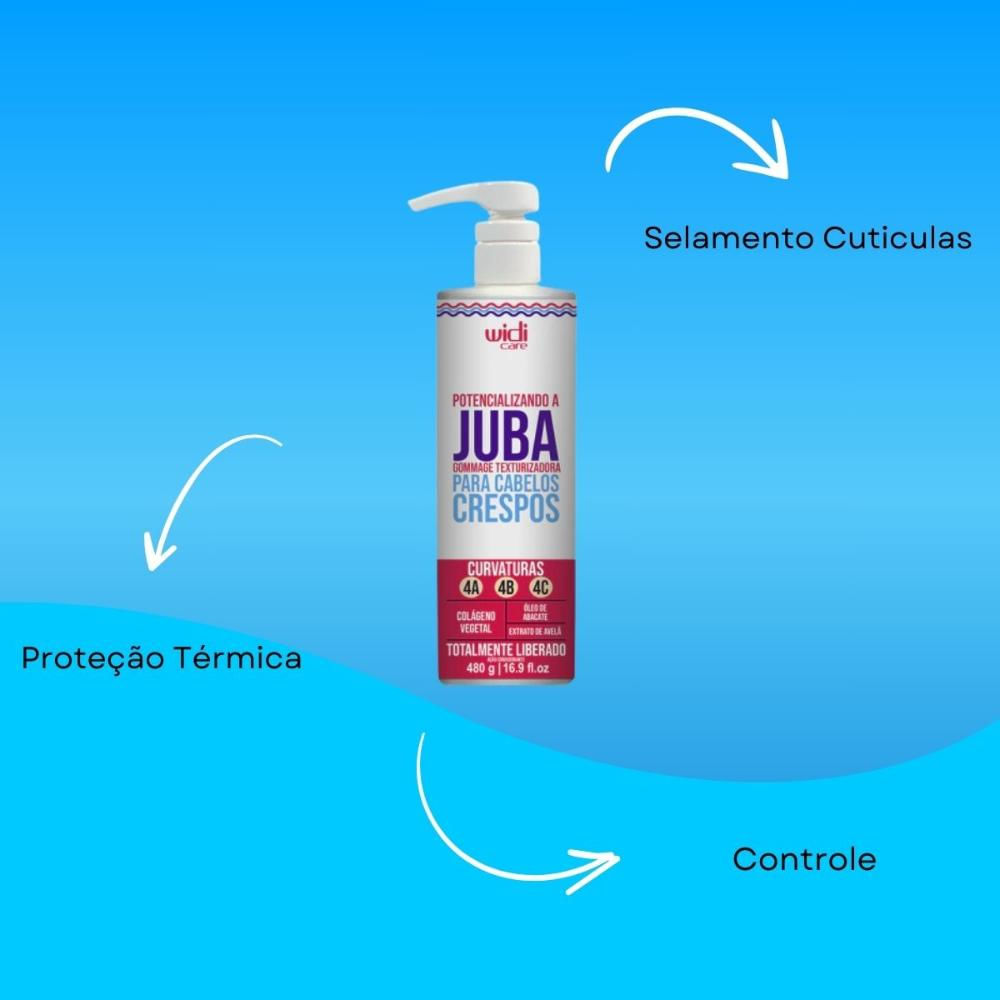 Widi Care Potencializando A Juba Gommage Texturizadora 480g