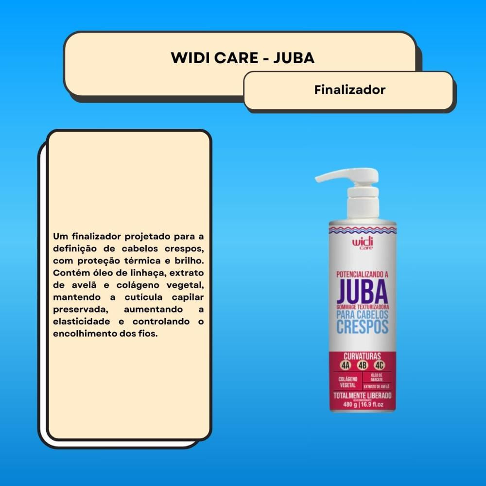 Widi Care Potencializando A Juba Gommage Texturizadora 480g