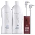 Kit Senscience Balance Shampoo 1 Litro e Condicionador 1 Litro + CPR (2x25ml) + Válvulas Pump