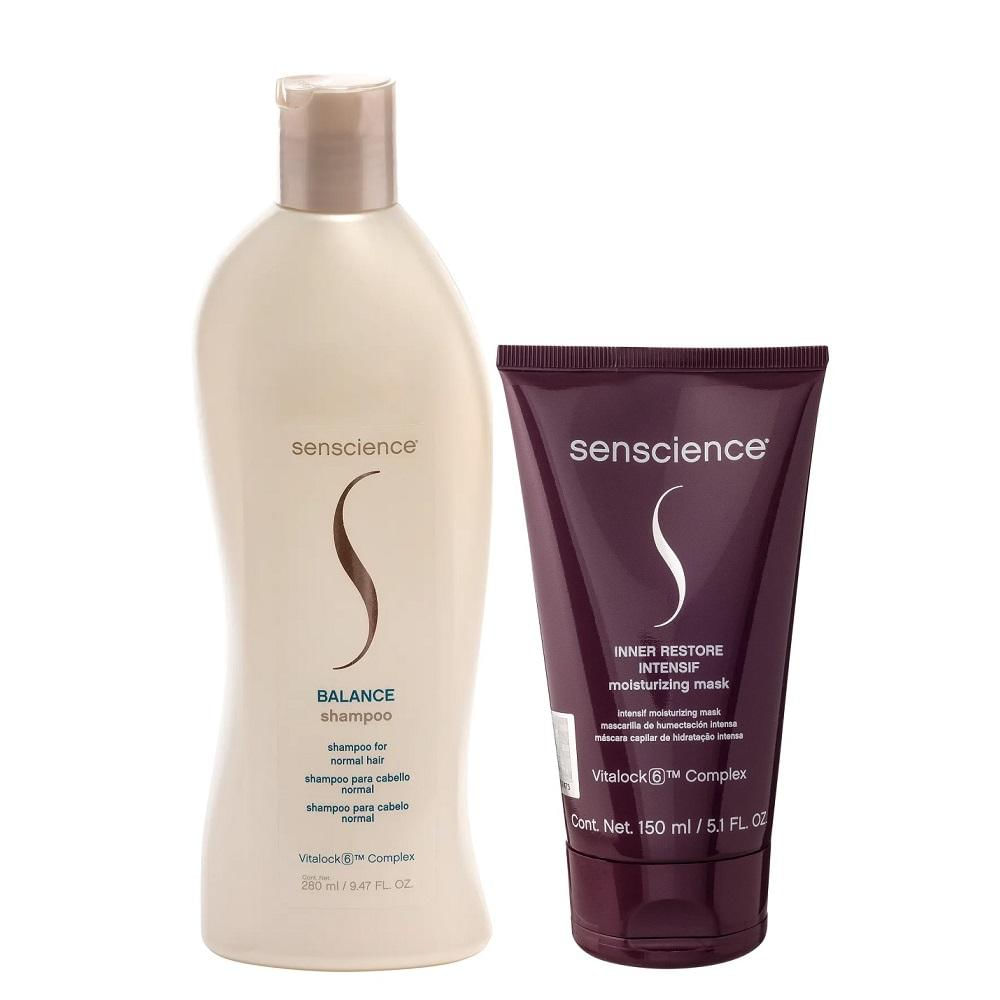 Kit Senscience Balance Shampoo 280ml + Inner Restore Intensif 150ml