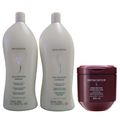 Kit Senscience Silk Moisture Shampoo 1 Litro e Condicionador 1 Litro + Inner Restore Máscara 500ml