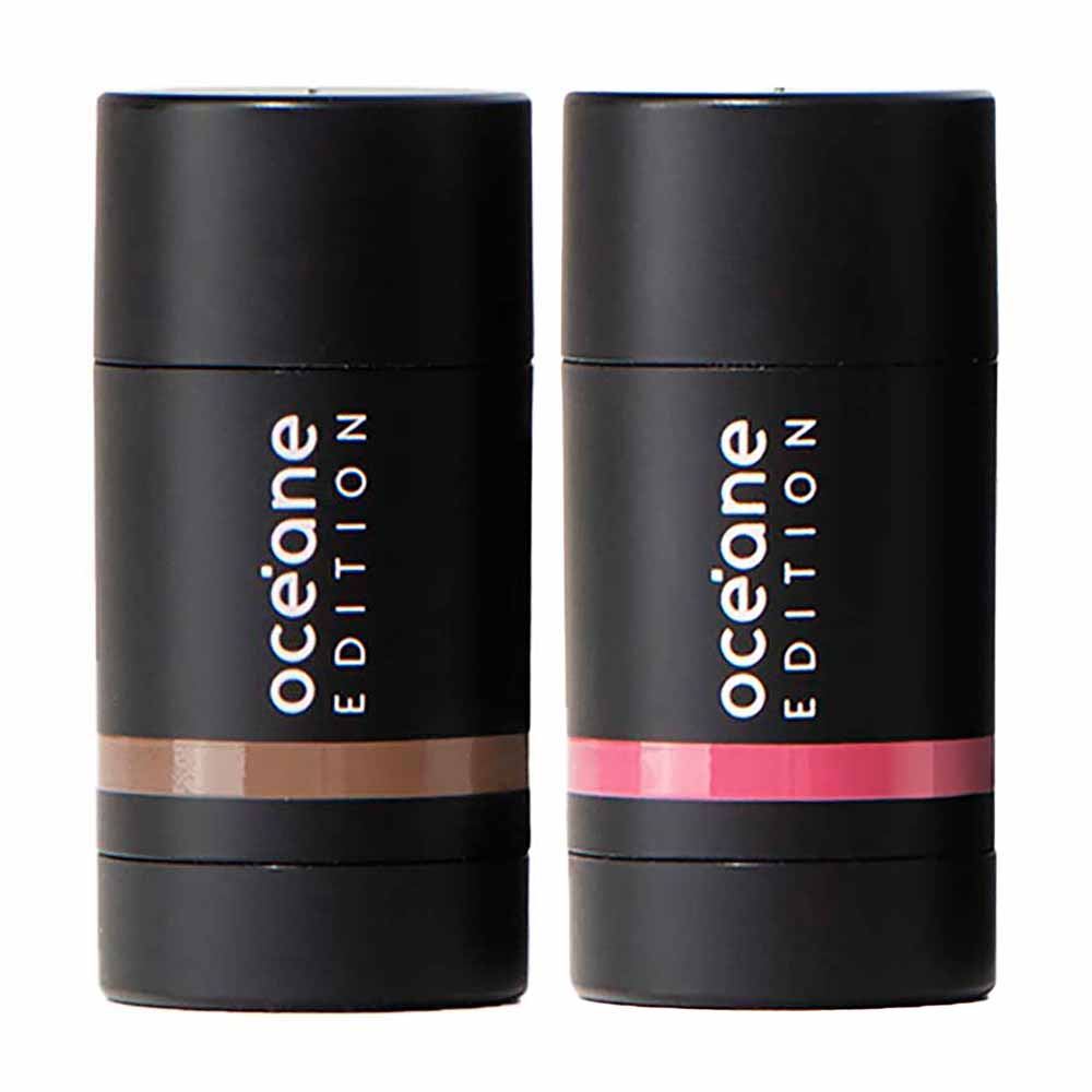 Océane Edition Mini Kit – Contorno Marrom Médio + Blush Pink