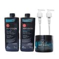 Kit Truss Infusion Shampoo 1000ml + Condicionador 1000ml + Net Mask 550g + Válvulas Pump