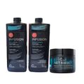 Kit Truss Infusion Shampoo 1000ml + Condicionador 1000ml + Net Mask 550g + Válvulas Pump