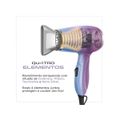 Secador de Cabelo Mondial Dobrável Tourmaline Azul e Rosa 1200W 2 Velocidades by Juliette Quatro Elementos Bivolt