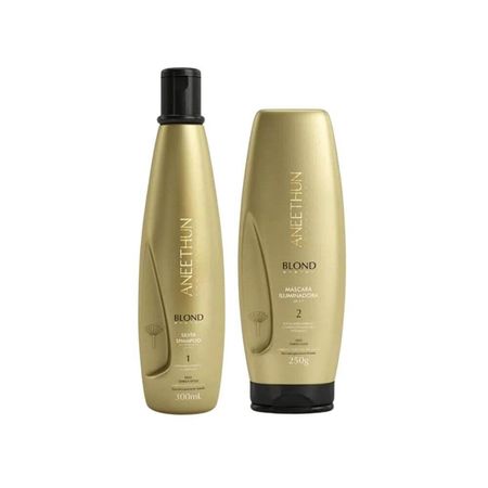 Aneethun-Blond-Shampoo-Silver-300ml-+-Máscara-Iluminadora-250g--1