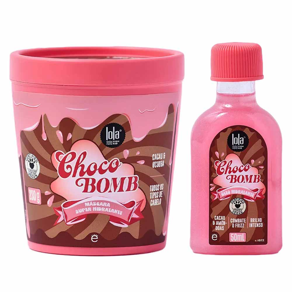 Lola Cosmetics Chocobomb Kit - Máscara Chocobomb + Óleo