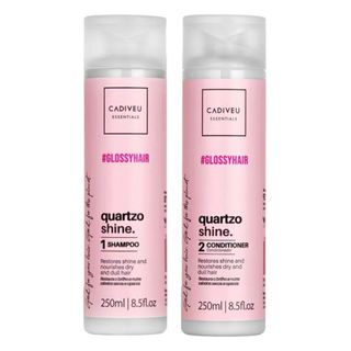 Cadiveu Kit Essentials Quartzo Shine Shampoo 250ml + Condicionador 250ml