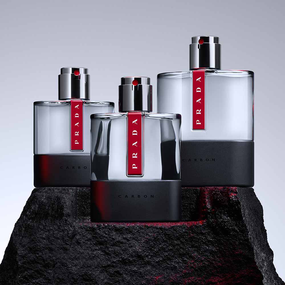 香水(男性用) PRADA LUNA ROSSA CARBON EDT 100ml Perfume Luna Rossa Carbon Prada Masculino - EDT - Época