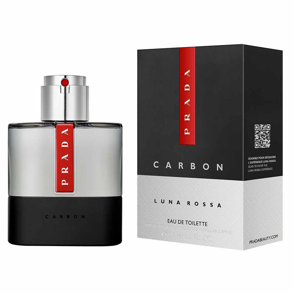 香水(男性用) PRADA Luna Rossa Carbon Eau de Toilette プラダ ルナロッサ カーボン オーデトワレ｜プラダ ビューティ