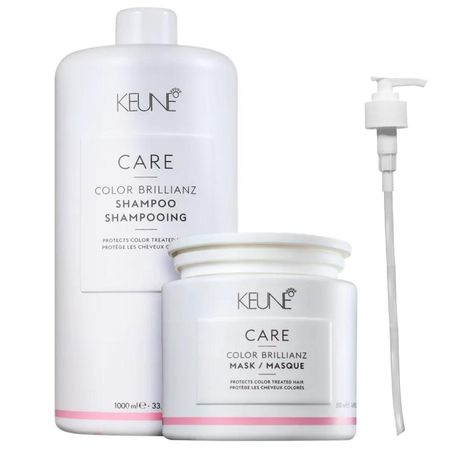 Kit-Keune-Color-Brillianz---Shampoo-1L-+--Máscara-500ml-+-Válvula-Pump--1