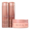 Kit Braé Revival - Shampoo 250ml + Condicionador 250ml + Máscara 200g