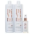 Kit Braé Divine Trio - Shampoo 1000ml + Condicionador 1000ml + Máscara Líquida 60ml