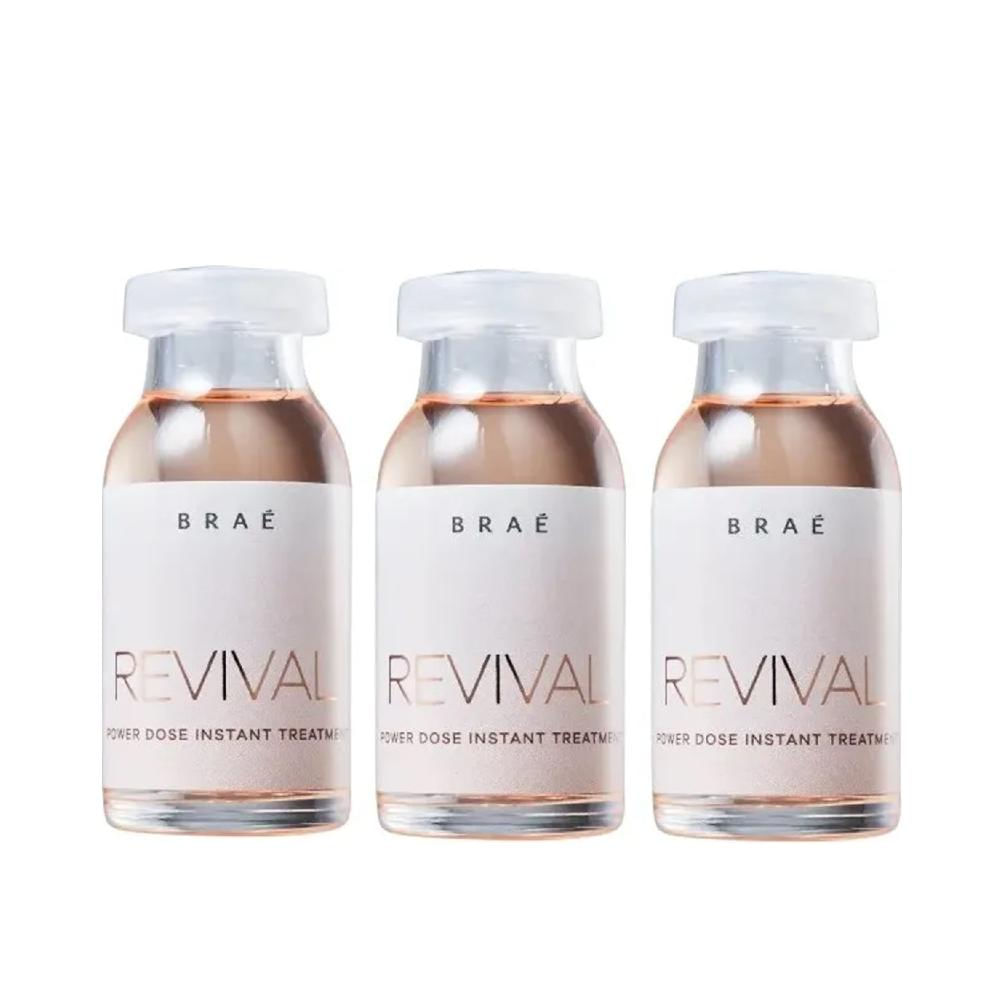 Kit Braé Revival - Ampola De Tratamento Capilar 13ml - 3 Und