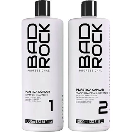 Bad-Rock-Plástica-Capilar---Kit-Progressiva-Orgânica-Nanotecnologia-2x-1L--1