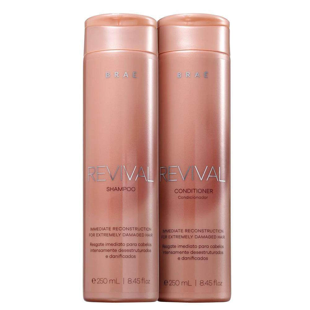 Kit Shampoo e Condicionador Braé Revival 2x250ml