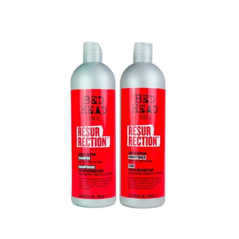 Kit Tigi Bed Head - Resurrection Shampoo 750ml + Condicionador