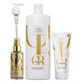 Wella Professionals Oil Reflections - Kit Shampoo 1L + Condicionador 200ml + Óleo 100ml + Válvula Pump