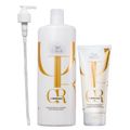 Wella Professionals Oil Reflections - Kit Shampoo 1L + Condicionador 200ml + Válvula Pump