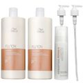 Kit Wella Fusion Shampoo 1L + Condicionador 1L + Sebastian Potion 9 150ml + Válvulas Pump