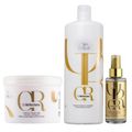 Wella Oil Reflections Kit Shampoo 1 Litro + Máscara 500ml + Óleo 100ml