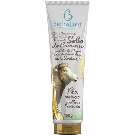 Bio-Instinto-Sebo-de-Carneiro---Creme-Hidratante-Pés-e-Mãos-Argan-e-Ureia-150g--1