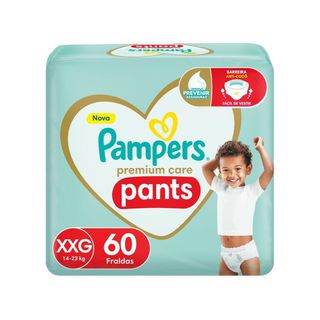 Fralda Pampers Premium Care Pants Calça Tam. XXG
