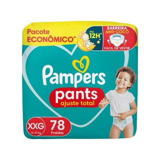 Fralda Calça Pampers Pants Ajuste Total