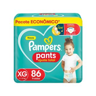Fralda Calça Pampers Pants Ajuste Total