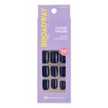 Unhas Coloridas Kiss NY Broadway Baby Blue Quadrado Curto 1Un