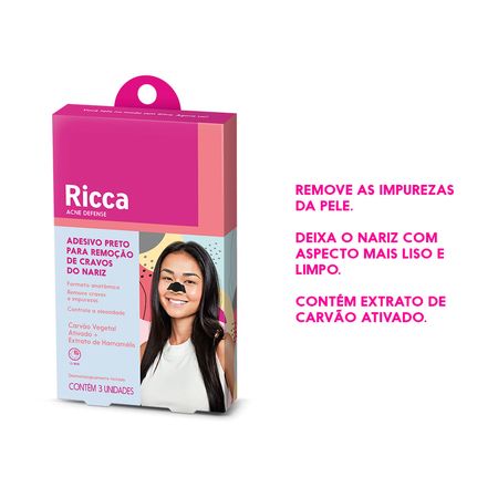 Adesivo-Preto-Para-Remoção-de-Cravos-Do-Nariz-Acne-Defense-Ricca--3