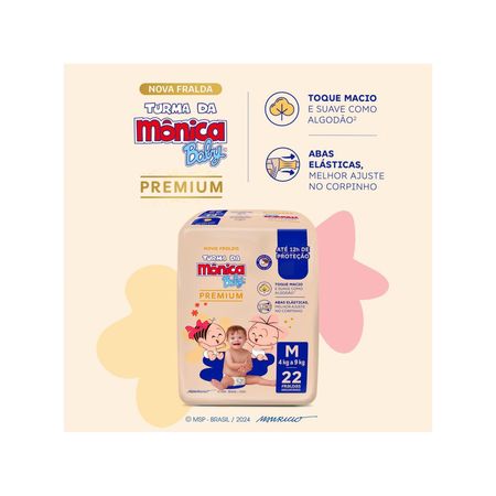 Fralda-Turma-da-Mônica-Baby-Premium-Jumbo-Tam.-M-4-a-9kg-22-Unidades-M--4