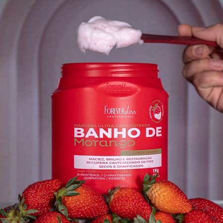 Máscara-Banho-De-Verniz-Morango-Forever-Liss-1kg-1Kg--4